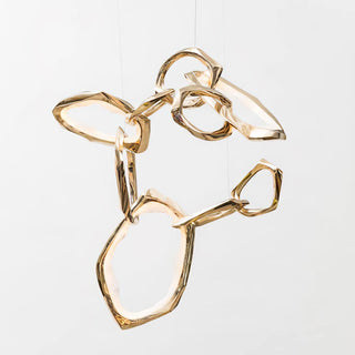 Aballs Lustre Cloud Rings Series en Laiton
