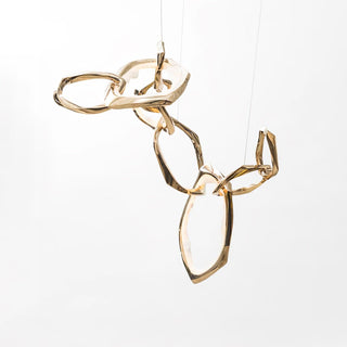 Aballs Lustre Cloud Rings Series en Laiton