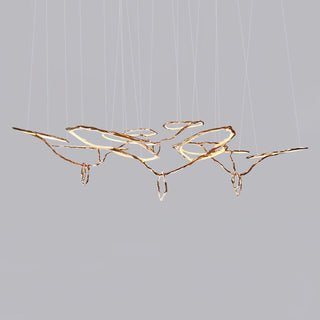 Aballs Lustre Cloud Rings Series en Laiton