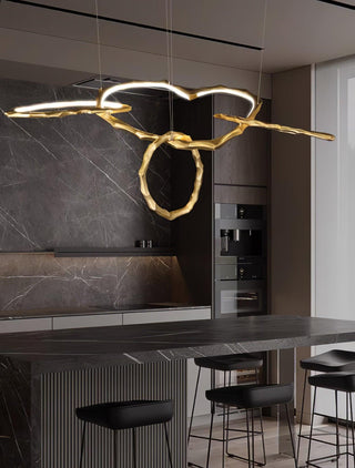 Aballs Lustre Cloud Rings Series en Laiton