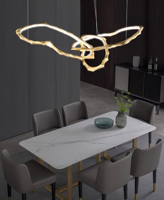 Aballs Lustre Cloud Rings Series en Laiton
