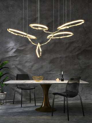 Aballs Lustre Cloud Rings Series en Laiton