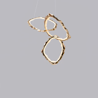 Aballs Lustre Cloud Rings Series en Laiton
