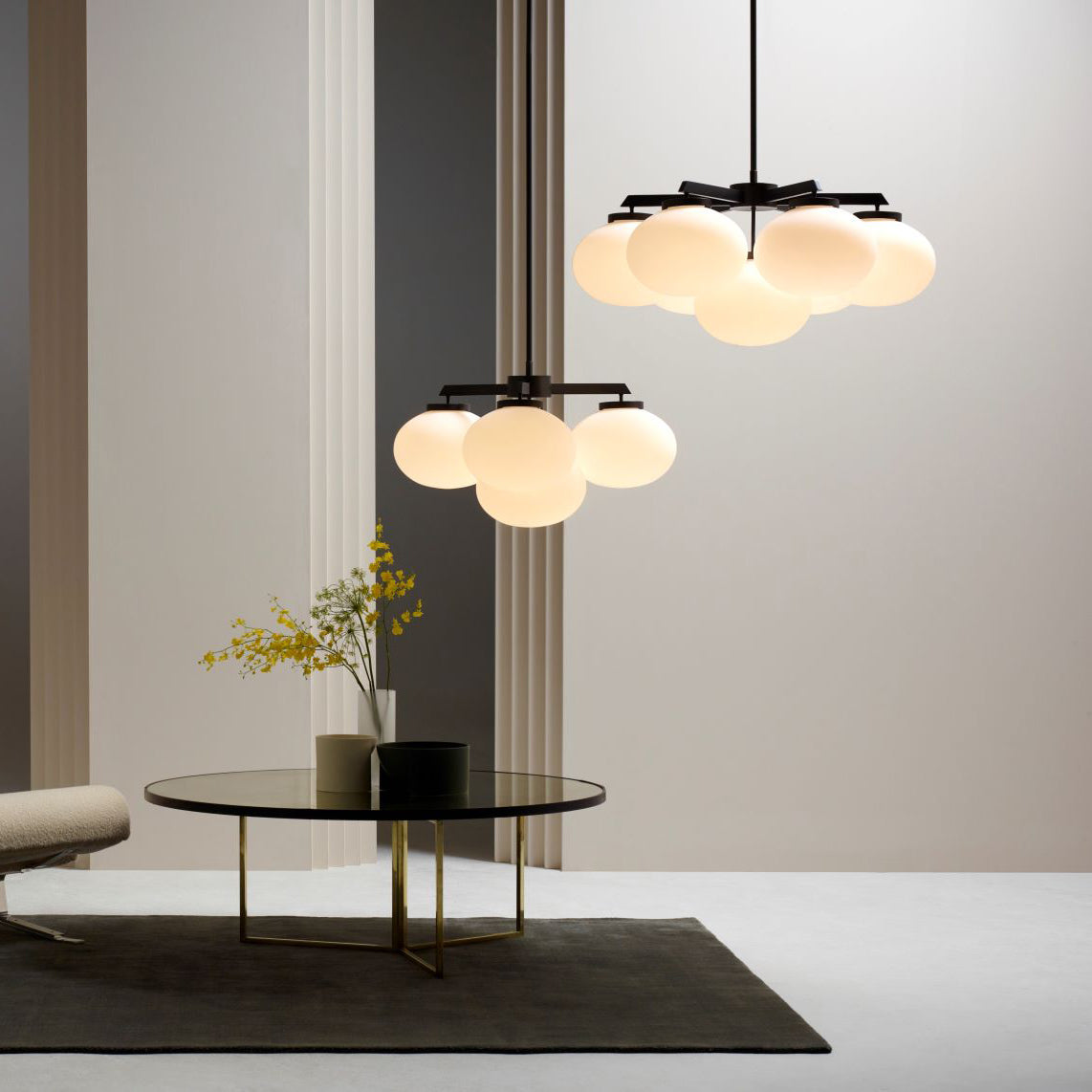 Edge Lustre Métal Laiton Verre Élégance Premium