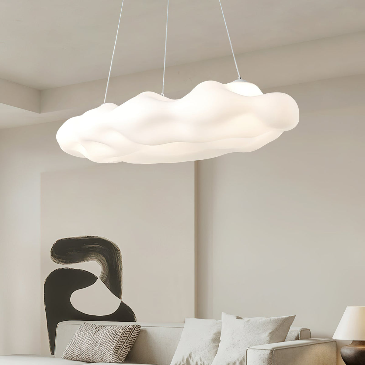 Nimer Suspension Lampe Artistique en PE