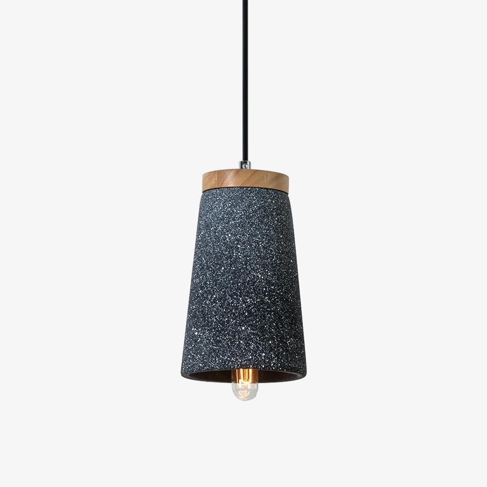 Althere Lustre Suspendu En Bois Et Ciment