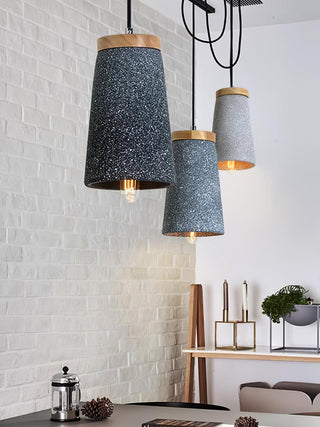 Althere Lustre Suspendu En Bois Et Ciment