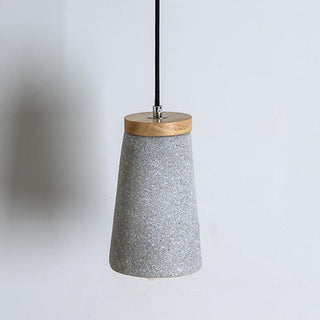 Althere Lustre Suspendu En Bois Et Ciment