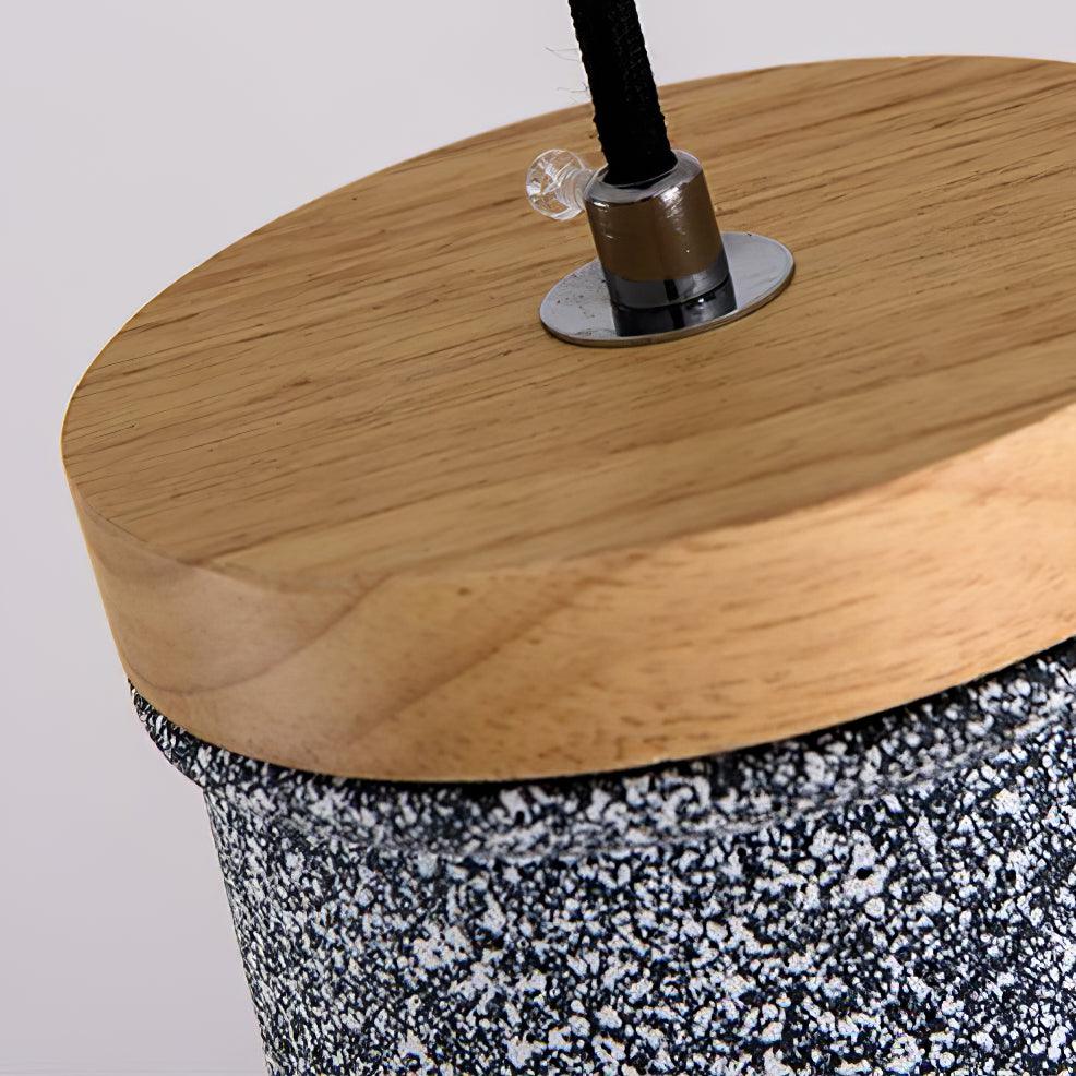Althere Lustre Suspendu En Bois Et Ciment