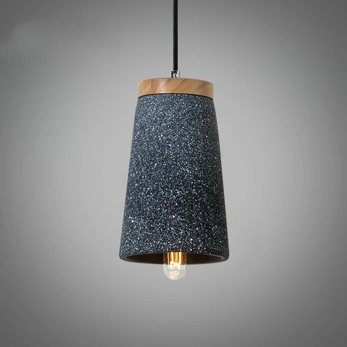Althere Lustre Suspendu En Bois Et Ciment