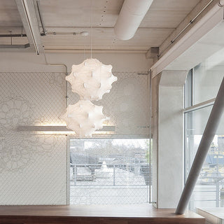 Lumina Suspension en Soie Contemporaine