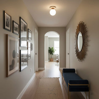 Cogstone Orb Ceiling Lamp-Neutral Decor