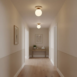 Cogstone Orb Ceiling Lamp-Neutral Decor