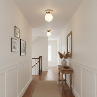 Cogstone Orb Ceiling Lamp-Neutral Decor