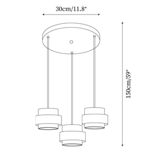 Perra Suspension Travertin