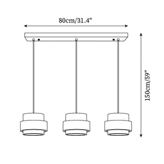 Perra Suspension Travertin