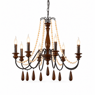 Collana French Country Chandelier-Neutral Decor
