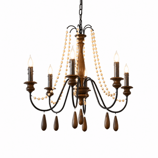 Collana French Country Chandelier-Neutral Decor