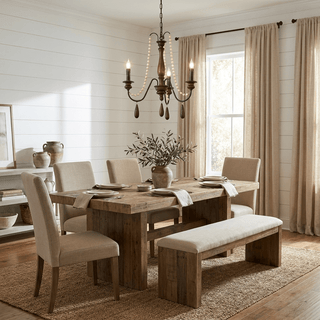Collana French Country Chandelier-Neutral Decor
