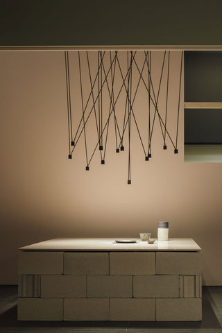 Lustra Collection de Suspensions Lampes Fils Câblés Fins-Luire