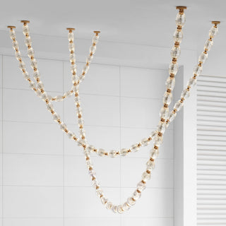 Karma Lustre Métal Verre Minimaliste Moderne
