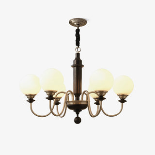 Nyvinia Lustre en Laiton Vintage et Verre