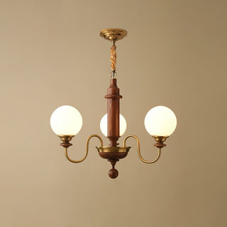 Nyvinia Lustre en Laiton Vintage et Verre