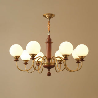 Nyvinia Lustre en Laiton Vintage et Verre