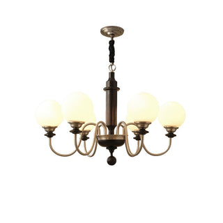 Nyvinia Lustre en Laiton Vintage et Verre