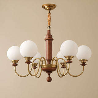 Nyvinia Lustre en Laiton Vintage et Verre
