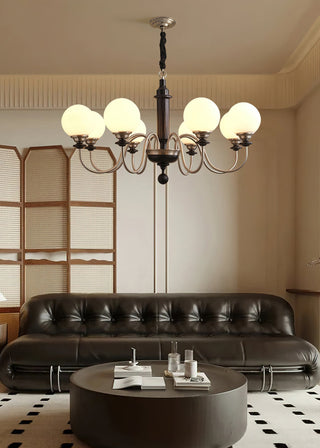 Nyvinia Lustre en Laiton Vintage et Verre