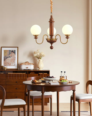 Nyvinia Lustre en Laiton Vintage et Verre
