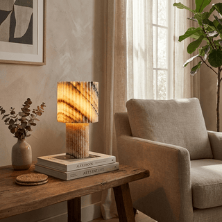 Colonna Onyx Table Lamp-Neutral Decor