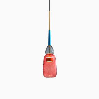 Muse Suspension en Verre Bohémienne