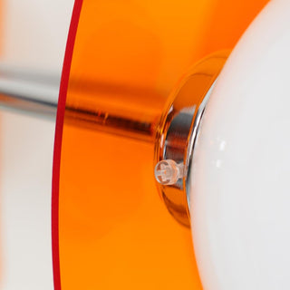 Prism Créativité Sputnik Verre Orange Lustre