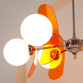 Prism Créativité Sputnik Verre Orange Lustre