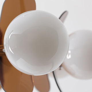 Prism Créativité Sputnik Verre Orange Lustre