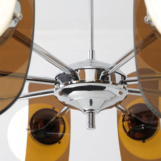 Prism Créativité Sputnik Verre Orange Lustre