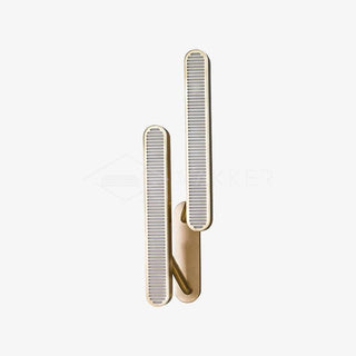 Lustra Lampe Murale en Laiton avec Grille Fendue