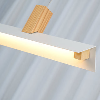 Linea Lampe Suspendue en Bois Minimaliste