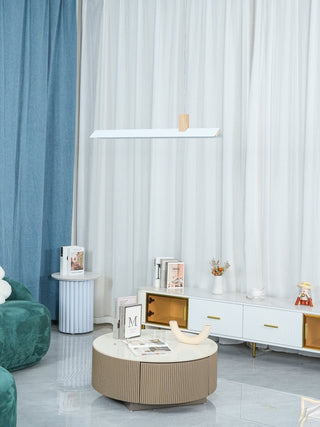 Linea Lampe Suspendue en Bois Minimaliste