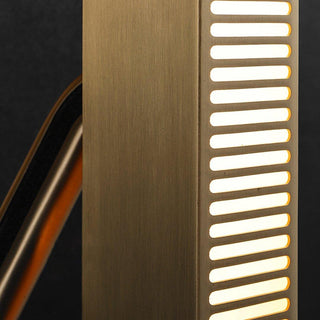 Lustra Lampe Murale en Laiton avec Grille Fendue