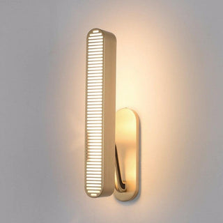 Lustra Lampe Murale en Laiton avec Grille Fendue