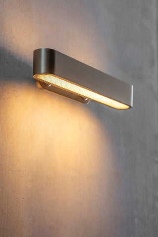 Lustra Lampe Murale en Laiton avec Grille Fendue