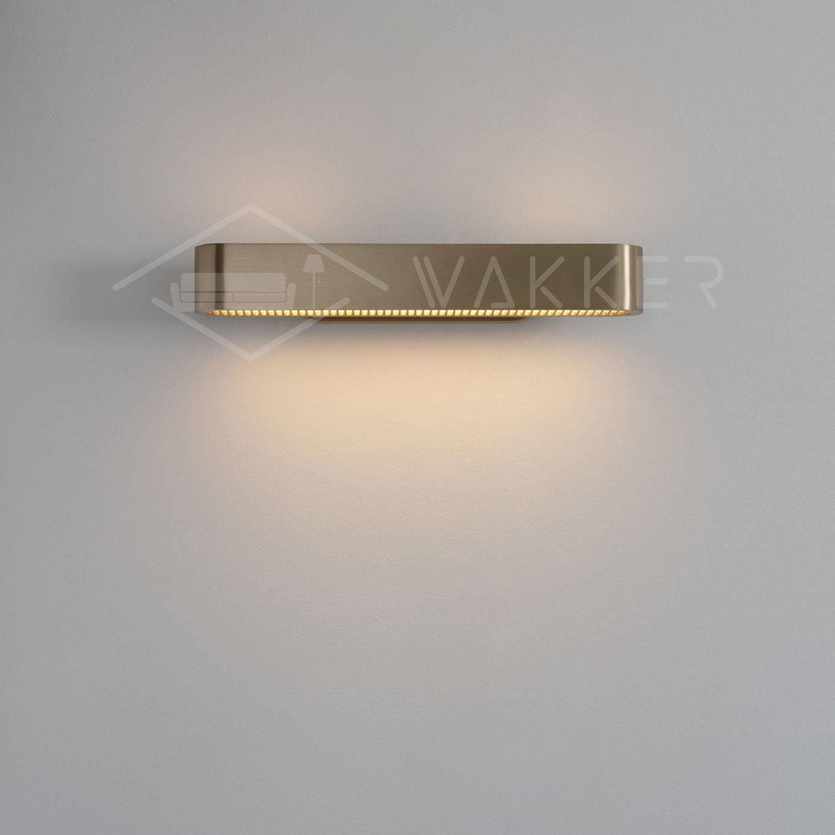 Adrine Lampe Murale en Laiton avec Grille Fendue