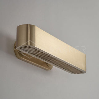 Lustra Lampe Murale en Laiton avec Grille Fendue