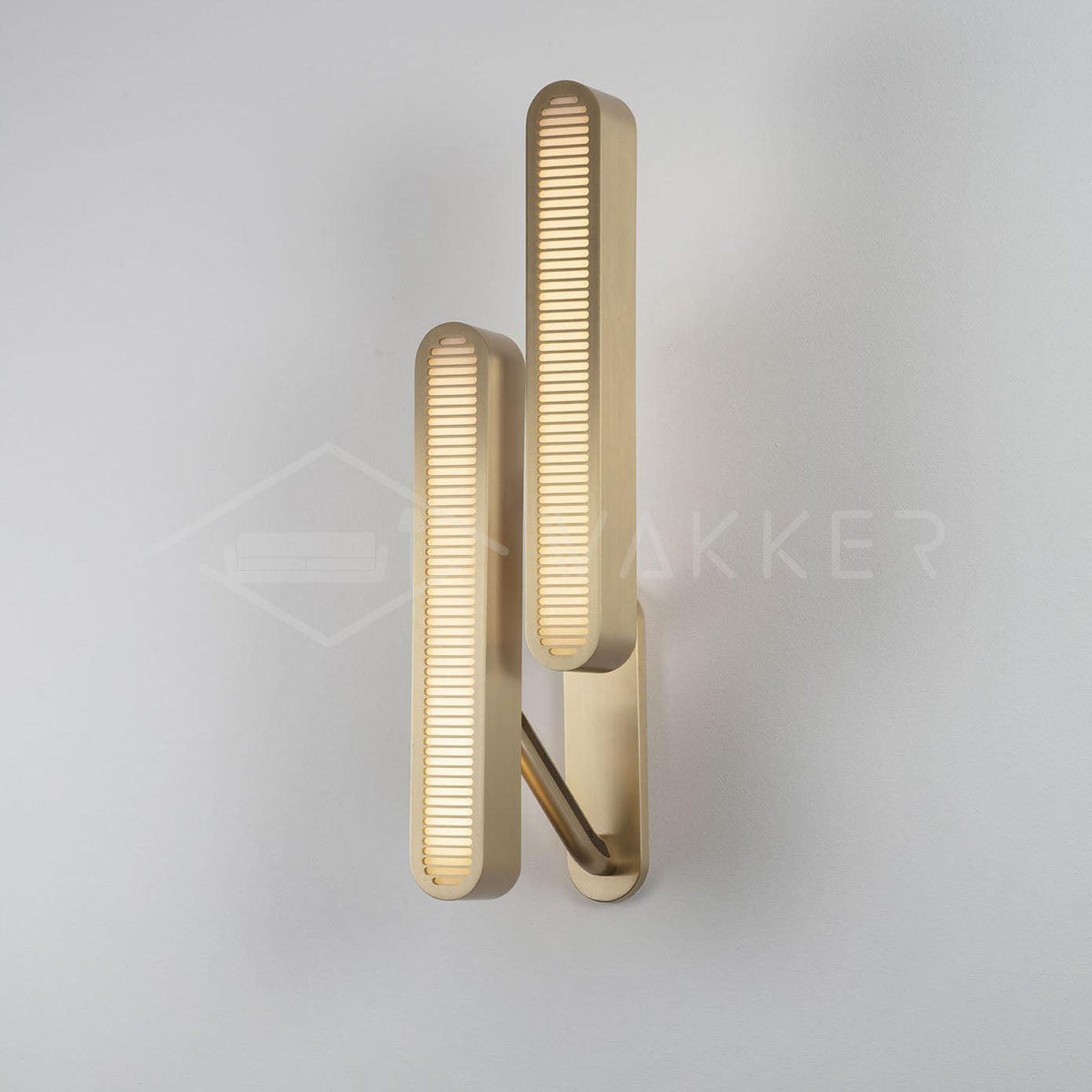 Adrine Lampe Murale en Laiton avec Grille Fendue