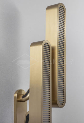 Lustra Lampe Murale en Laiton avec Grille Fendue