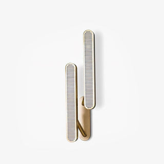 Lustra Lampe Murale en Laiton avec Grille Fendue