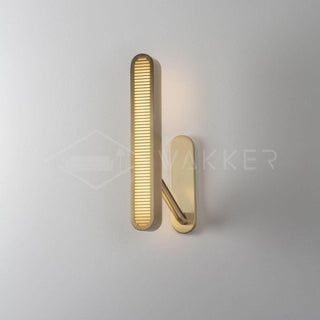 Lustra Lampe Murale en Laiton avec Grille Fendue
